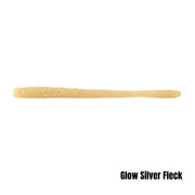 BERKLEY POWERBAIT MAXSCENT D-WORM 3.6 INCH - COLOUR: GLOW SILVER FLECK