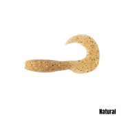 BERKLEY POWERBAIT MAXSCENT GRUB 2.2 INCH - COLOUR: NATURAL