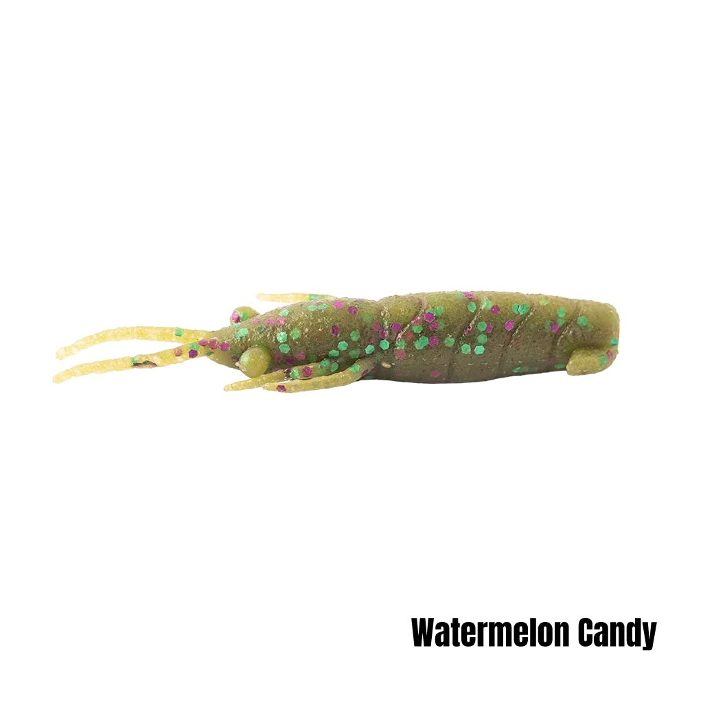 BERKLEY POWERBAIT MAXSCENT SHRIMP 2.5 INCH - COLOUR: WATERMELON CANDY