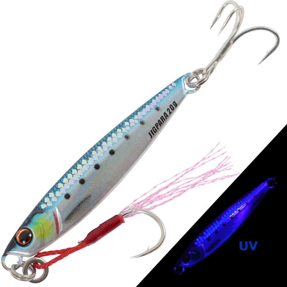 MAJOR CRAFT JIGPARA SHORT 30G - COLOUR: 97 DAMAGE SCALES KEIMURA IWASHI
