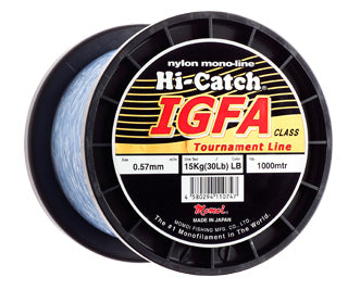 MOMOI HI-CATCH (IGFA MONOFILAMENT LINE) #15KG 6066M - LIGHT BLUE