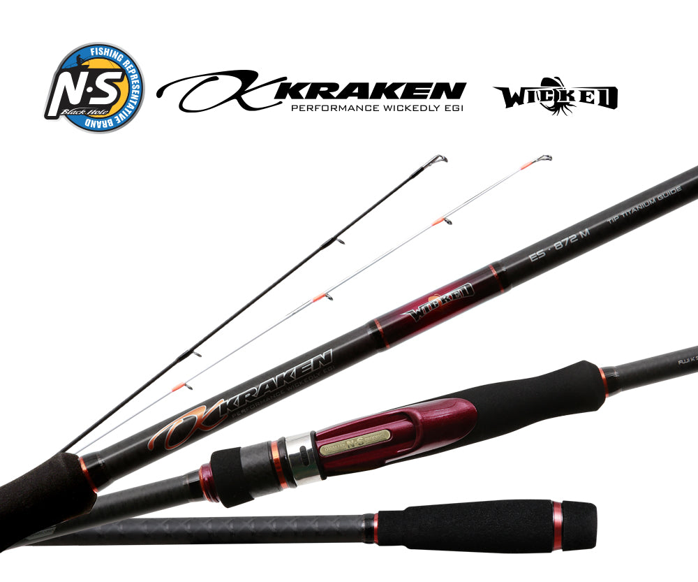 NS BLACK HOLE KRAKEN WICKED ES-872M (EGI) SPIN ROD