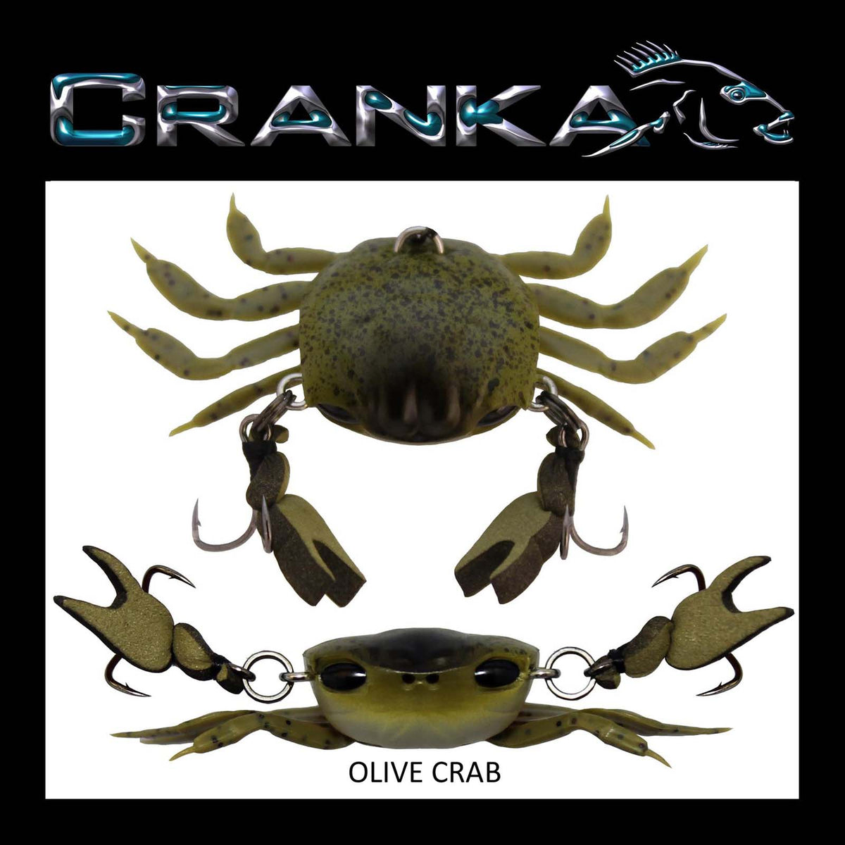 CRANKA CRAB HEAVY 50MM (5.9G) - COLOUR: OLIVE CRAB