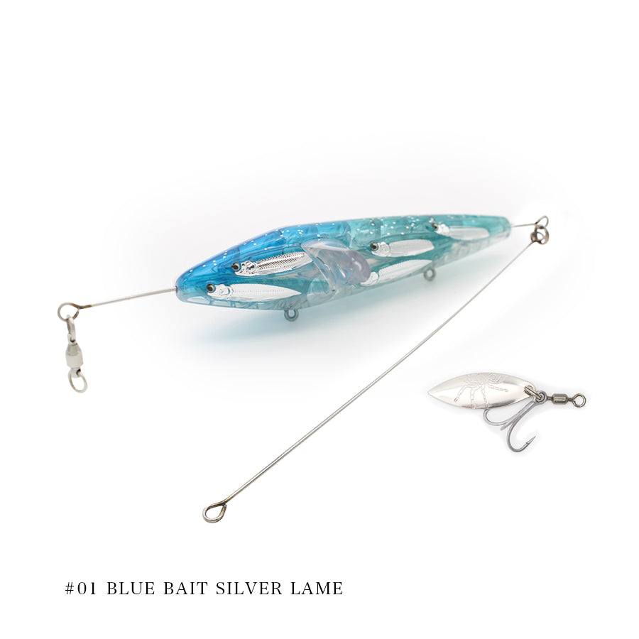 LITTLE JACK PANICKING SURVIVOR - 40G (COLOUR: #01 BLUE BAIT SILVER LAME)