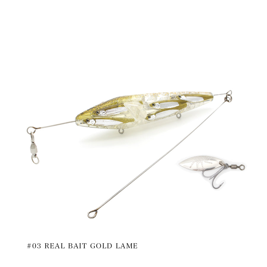 LITTLE JACK PANICKING SURVIVOR - 40G (COLOUR: #03 REAL BAIT GOLD LAME)