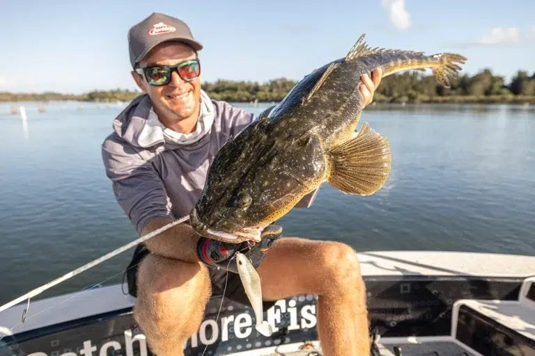 BERKLEY POWERBAIT CULLSHAD 8 INCH - COLOUR: GHOST MORNING DAWN