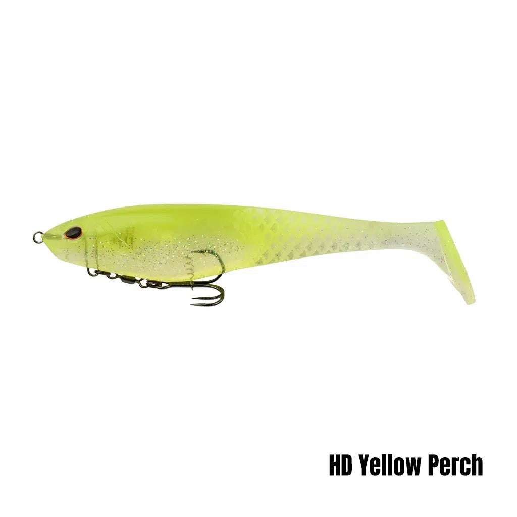 BERKLEY POWERBAIT CULLSHAD 6 INCH - COLOUR: LIME ICE