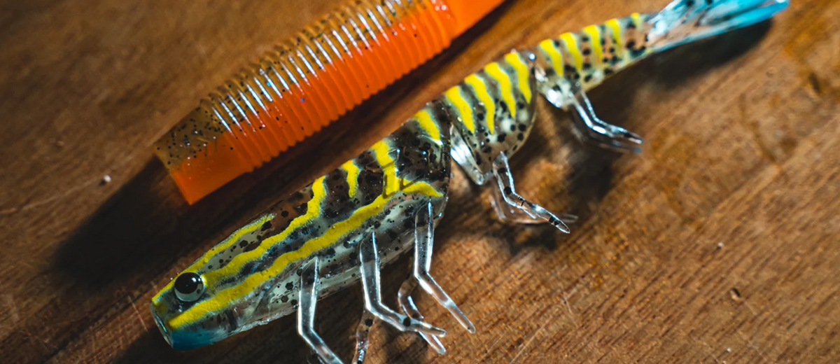 DAIWA BAIT JUNKIE PRAWN 4 INCH - COLOUR: 90 PUMPKIN SPICE