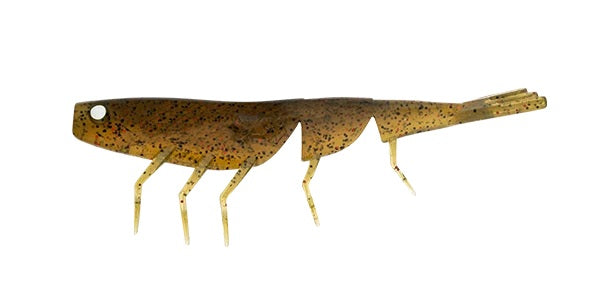 DAIWA BAIT JUNKIE PRAWN 4 INCH - COLOUR: 25 MUD BLOOD UV