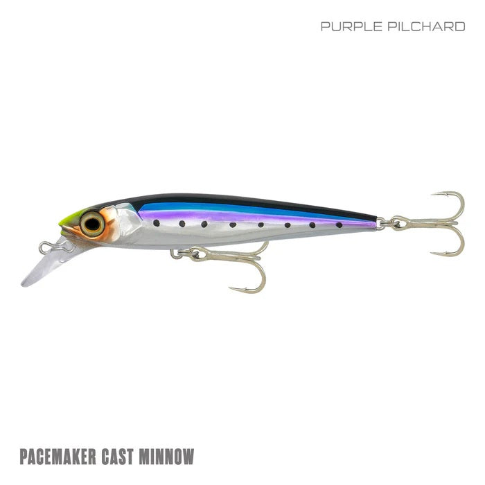 SAMAKI PACEMAKER CAST MINNOW 90 - COLOUR: PURPLE PILCHARD