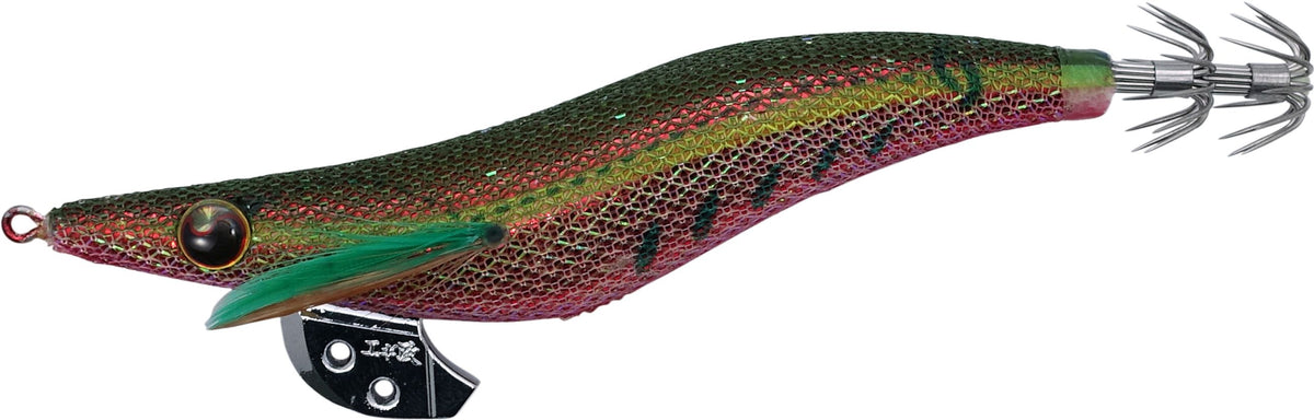 DUO EGIMASA (SQUID JIG) #3.0 - COLOUR: RED DEEP GREEN