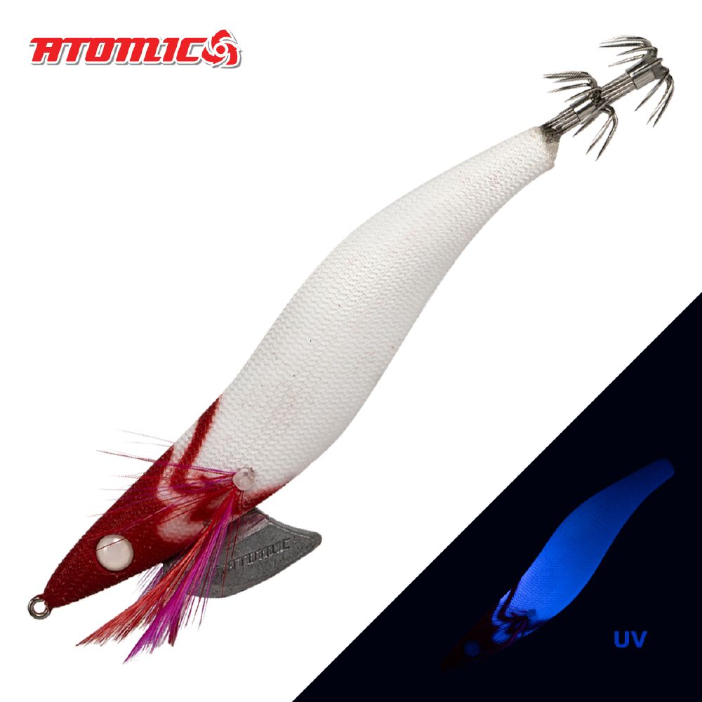 ATOMIC HARDZ SQUID 2.0 WHITE RED HEAD