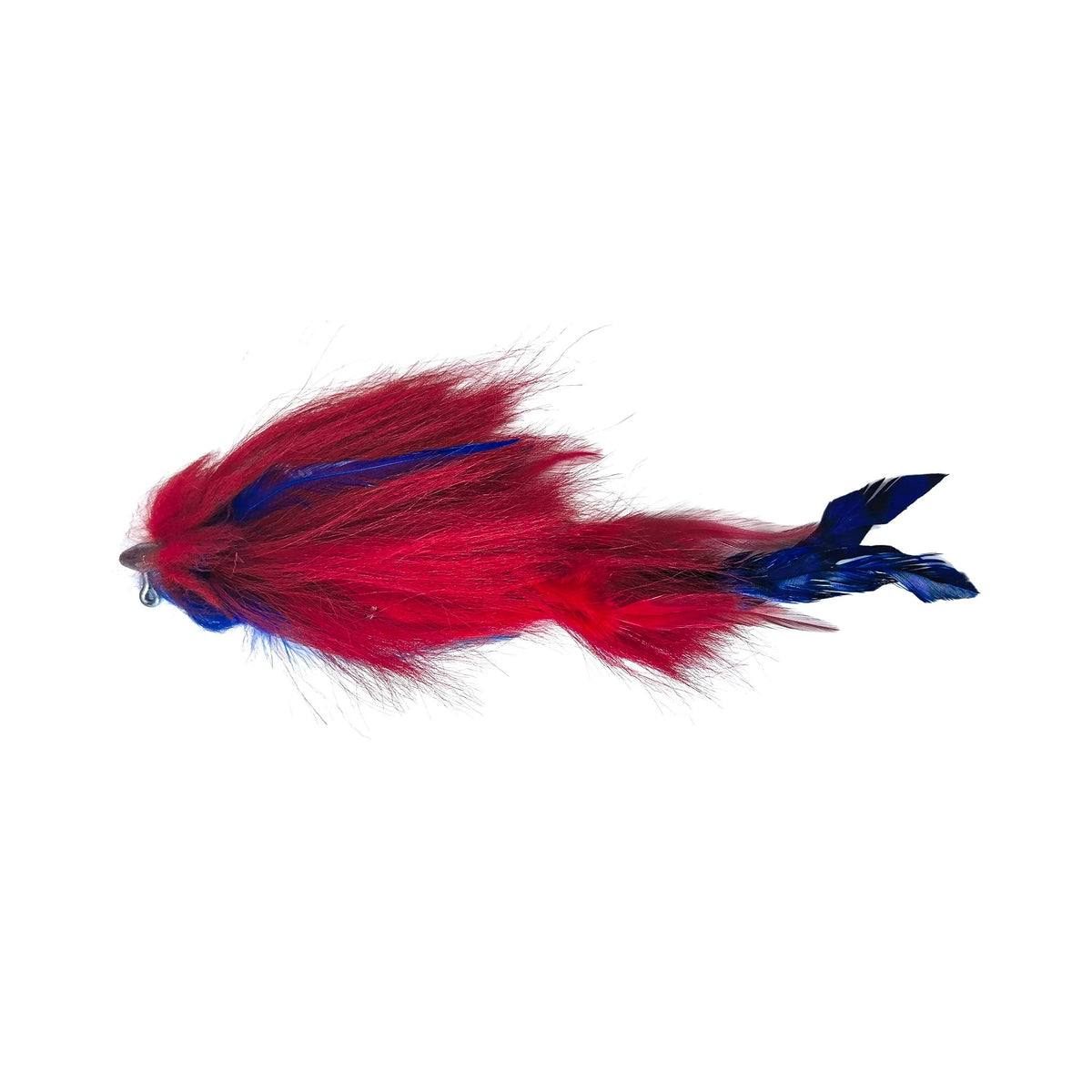 FEATHER STRIKE JIG FLY 3/4OZ (WITH REAR SINGLE HOOK) - COLOUR: ROSELLA