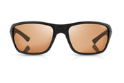 TONIC RUSH POLARISED SUNGLASSES - GLASS COPPER NEON LENSE (MATTE BLACK FRAME)
