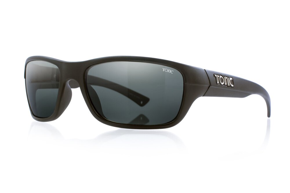 TONIC RUSH POLARISED SUNGLASSES - GLASS GREY PHOTOCHROMIC LENSE (MATTE BLACK FRAME)