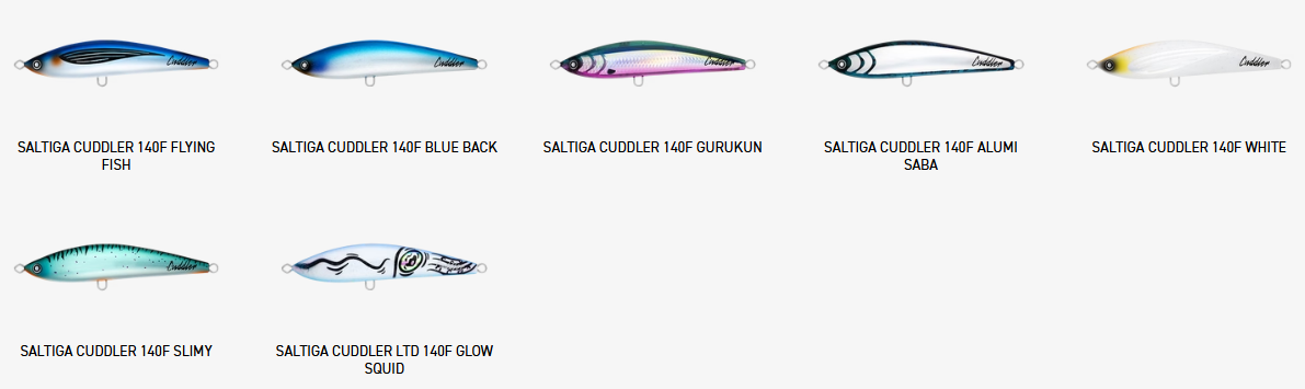 DAIWA SALTIGA CUDDLER 140F - COLOUR: GLOW SQUID LTD