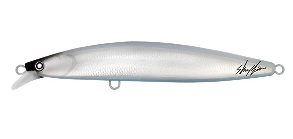 DAIWA SALTIGA SKYFIN 210 - COLOUR: PEARL WHITE BLUE GLOW