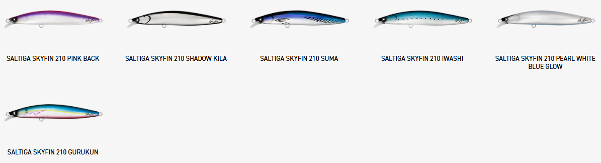 DAIWA SALTIGA SKYFIN 210 - COLOUR: IWASHI