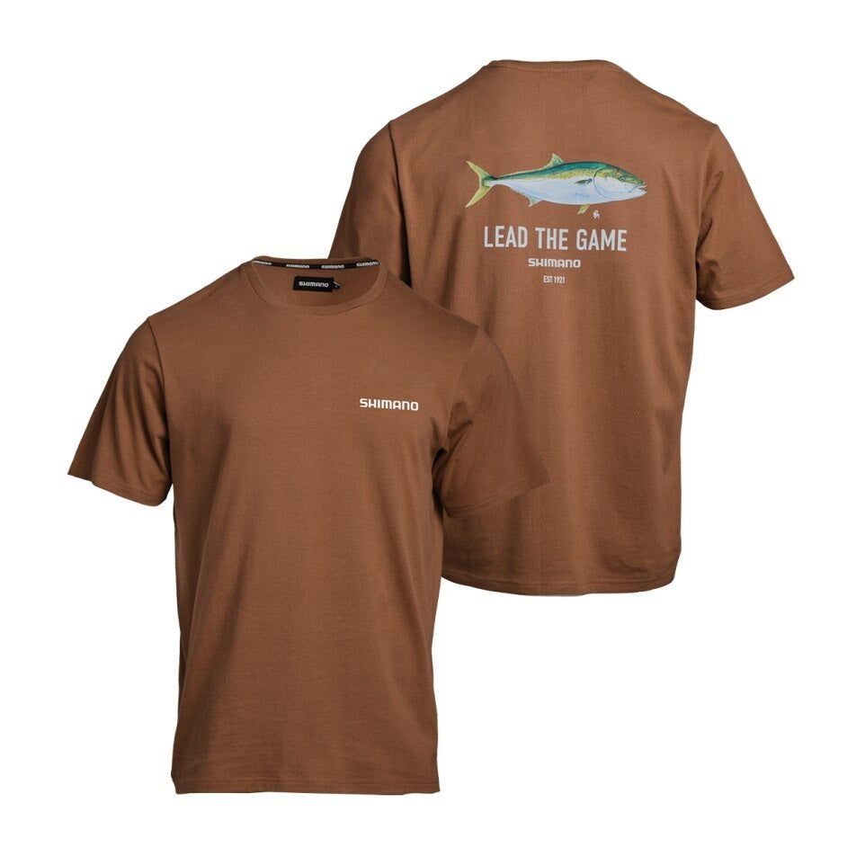 SHIMANO LTG KINGFISH T-SHIRT (COLOUR: OAK) - LARGE