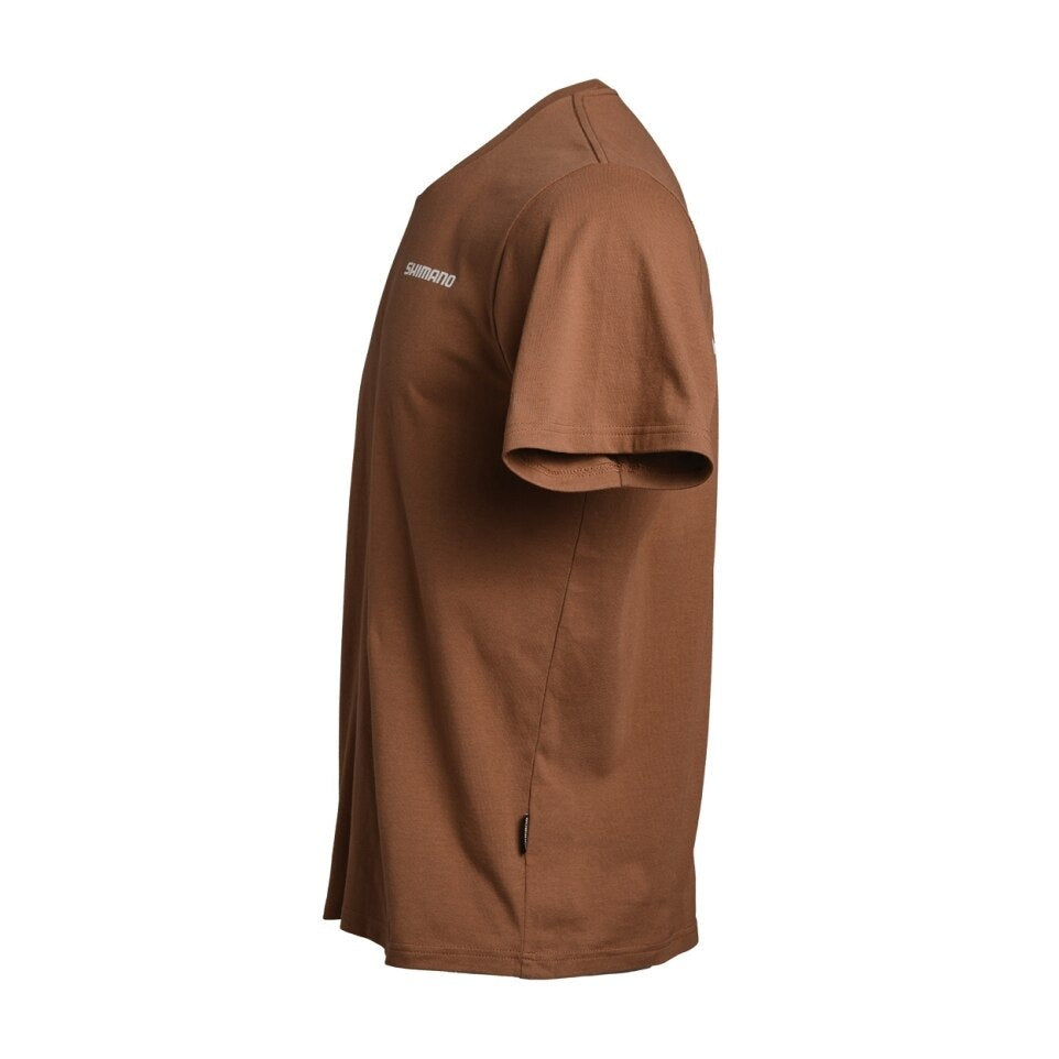 SHIMANO LTG KINGFISH T-SHIRT (COLOUR: OAK) - LARGE