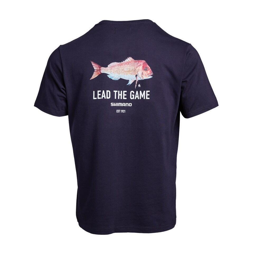 SHIMANO LTG SNAPPER T-SHIRT (COLOUR: NAVY) - SMALL