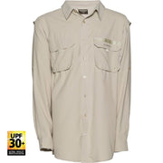 SHIMANO VENTED FISHING SHIRT (COLOUR: OATMEAL) - X LARGE