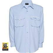 SHIMANO VENTED FISHING SHIRT (COLOUR: SKYWAY) - 3X LARGE
