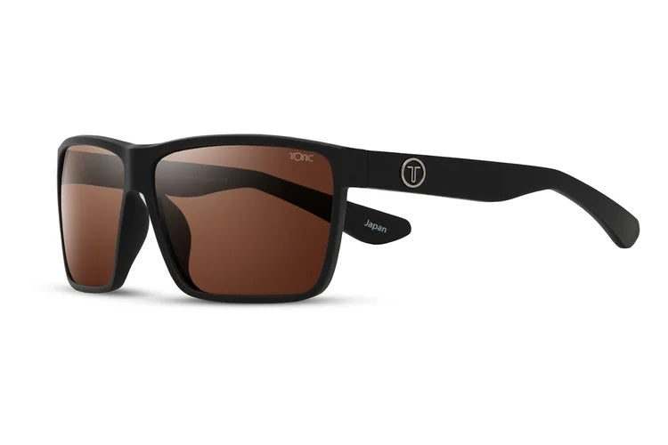 TONIC MAXIMUS POLARISED SUNGLASSES - GLASS COPPER PHOTOCHROMIC LENSE (RECYCLED BLACK FRAME)