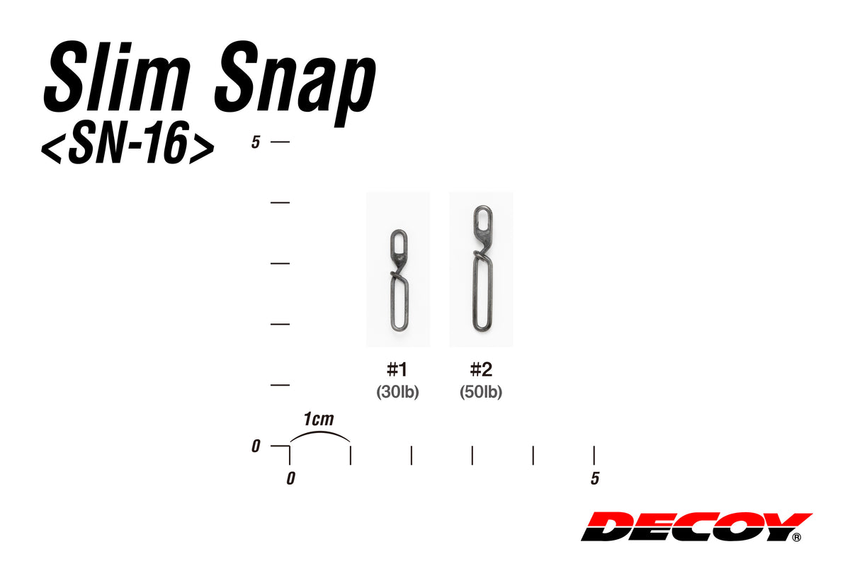 DECOY SLIM SNAP SN-16 - #1 (30LB)