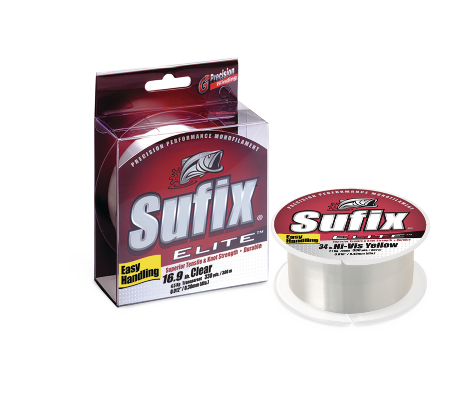 SUFIX ELITE MONOFILAMENT LINE (10LB) 300 YDS