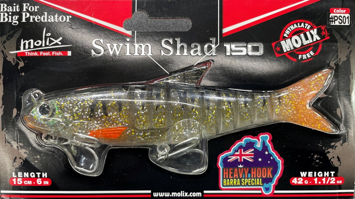 MOLIX SWIM SHAD 150 - COLOUR: #PS01 PERCH