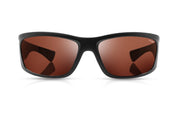 TONIC SHIMMER POLARISED SUNGLASSES - GLASS COPPER PHOTOCHROMIC LENSE (MATTE BLACK FRAME)