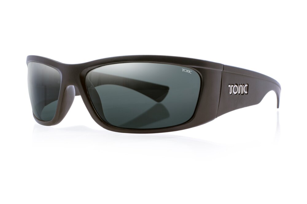 TONIC SHIMMER POLARISED SUNGLASSES - GLASS GREY PHOTOCHROMIC LENSE (MATTE BLACK FRAME)