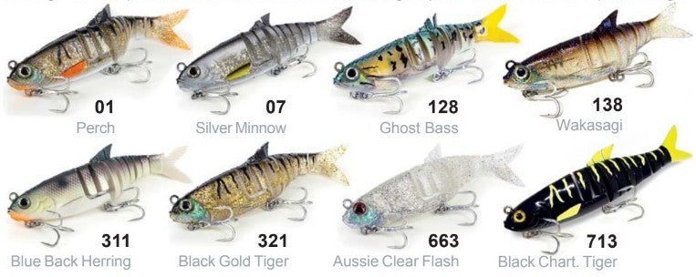 MOLIX SWIM SHAD 150 - COLOUR: #128 GHOST BASS