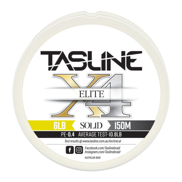 TASLINE ELITE X4 SOLID 6LB 150M