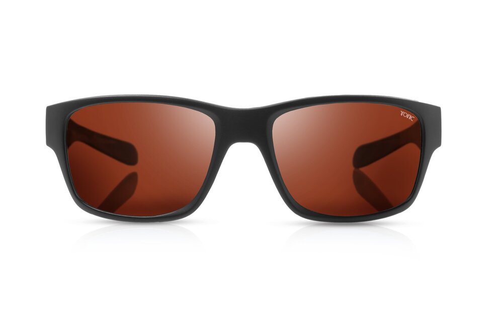 TONIC TANGO POLARISED SUNGLASSES - GLASS COPPER PHOTOCHROMIC LENSE (MATTE BLACK FRAME)