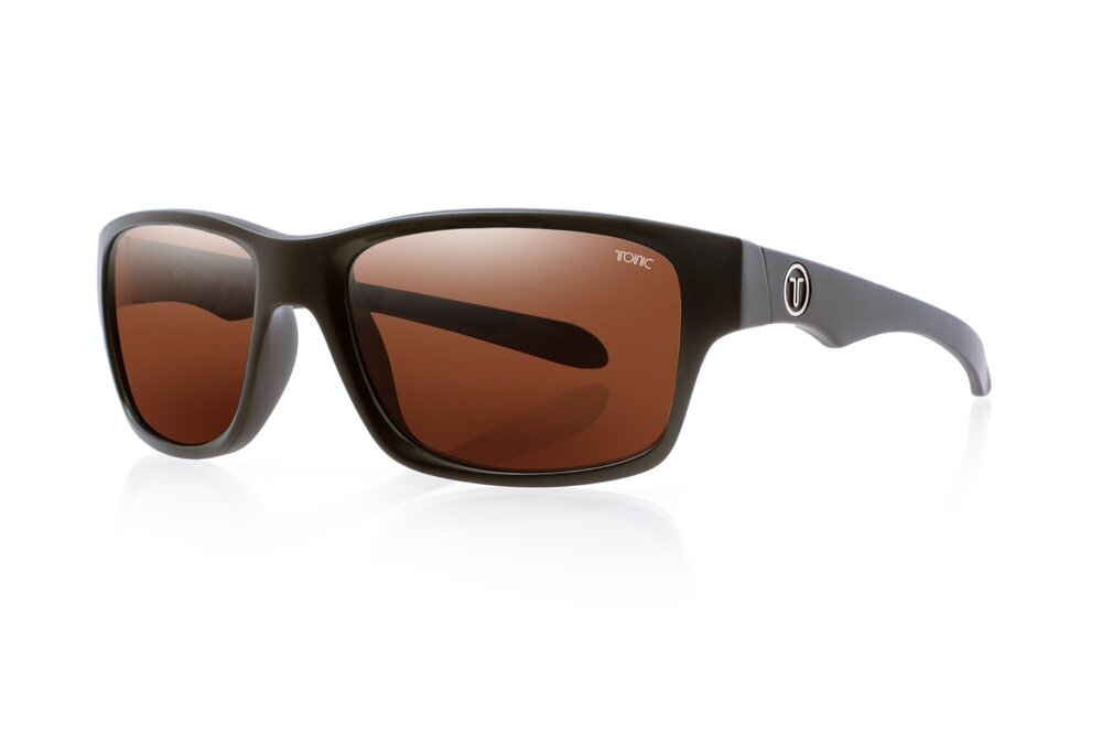 TONIC TANGO POLARISED SUNGLASSES - GLASS COPPER PHOTOCHROMIC LENSE (MATTE BLACK FRAME)