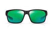 TONIC TITAN POLARISED SUNGLASSES - GLASS GREEN MIRROR HD COPPER BASE LENSE (MATTE BLACK FRAME)
