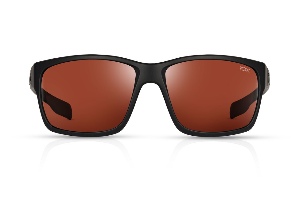 TONIC TITAN POLARISED SUNGLASSES - GLASS COPPER PHOTOCHROMIC LENSE (MATTE BLACK FRAME)