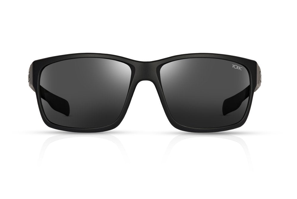 TONIC TITAN POLARISED SUNGLASSES - GLASS GREY PHOTOCHROMIC LENSE (MATTE BLACK FRAME)
