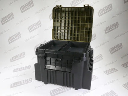 VERSUS MEIHO VS-7080N TACKLE BOX - (COLOUR: BLACK/GREEN)