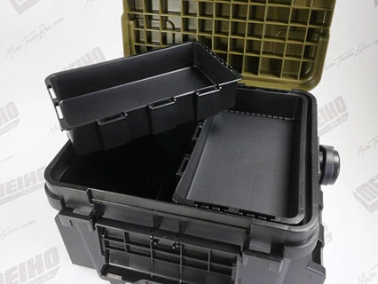 VERSUS MEIHO VS-7080N TACKLE BOX - (COLOUR: BLACK/GREEN)