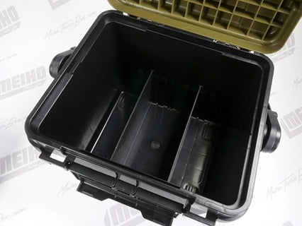 VERSUS MEIHO VS-7080N TACKLE BOX - (COLOUR: BLACK/GREEN)