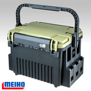 VERSUS MEIHO VS-7095N TACKLE BOX - (COLOUR: BLACK/GREEN)