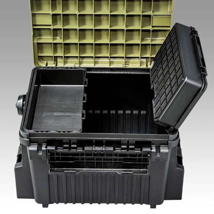 VERSUS MEIHO VS-7095N TACKLE BOX - (COLOUR: BLACK/GREEN)