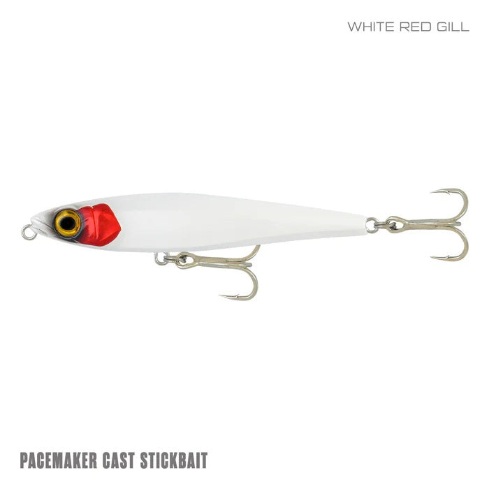 SAMAKI PACEMAKER CAST STICKBAIT 85 - COLOUR: WHITE RED GILL