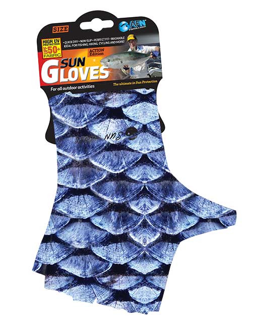 AFN SUNGLOVE BLUE SCALES MED AC8750