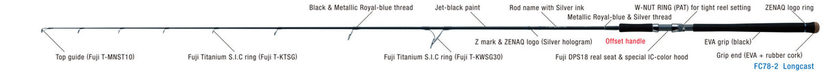 ZENAQ FOKEETO CASTING FC78-2 LONGCAST