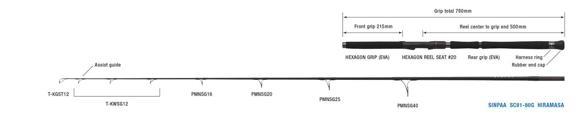 ZENAQ SINPAA SC81-80G HIRAMASA