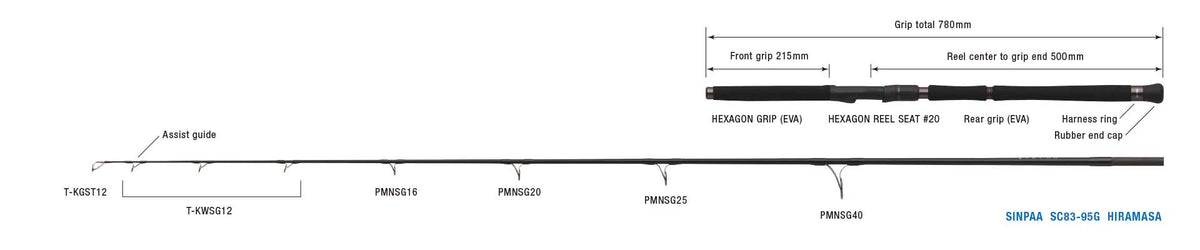 ZENAQ SINPAA SC83-95G HIRAMASA